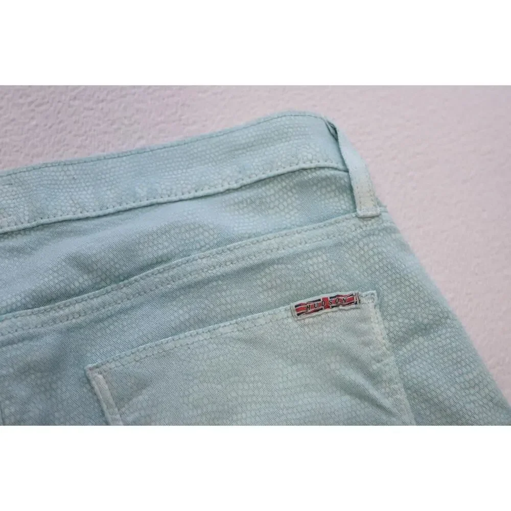 Hudson USA Pants Blue‎ Scales Skinny Stretch Pants Womens Size 29 x 31